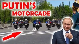 President Vladimir Putin's motorcade - VERY IMPRESSIVE! MOTORCADE COMPILATION. Tucker Carlson