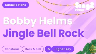 Bobby Helms - Jingle Bell Rock (Higher Key) Karaoke Piano