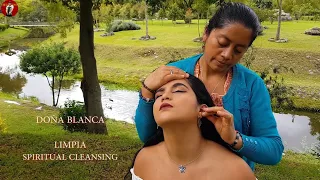 DOÑA BLANCA - Spiritual cleansing (limpia) - Massage, soft sounds, ASMR