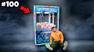 Playing 100 Claw Machines in 24 Hours!