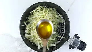 How To Cook Cabbage in an Air Fryer - Best Shredded Cabbage Ever!