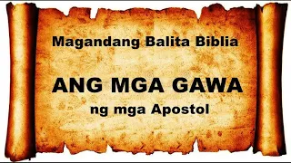 GAWA 1-28: Audio & Text Bible (Tagalog) Dramatized #bible #salitangdiyos #audiobible