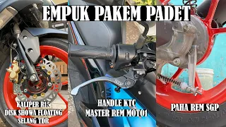 PASANG HANDLE REM KTC, PAHA REM SGP DI MOTOR AEROX NEW || UPGRADE REM || MODIF AEROX CYBER CITY EP 4