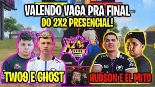TWO9 E GHOST VS HUDSON E EL MITO - VALENDO VAGA NA FINAL PRESENCIAL 2X2 DO WEEDZÃO!