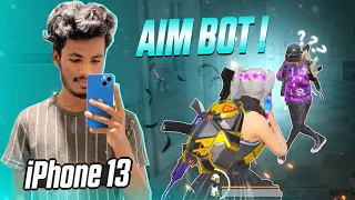 Using Aim Bot ? 😳 | iPhone 13 60 FPS BGMI