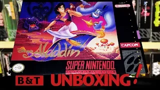 B&T Unboxing Disney's Aladdin for Super Nintendo