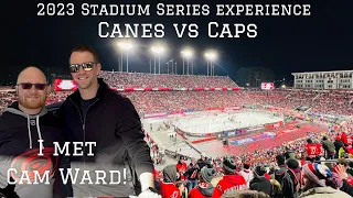 My NHL Stadium Series experience Hurricanes Vs Capitals | 2023 | Raleigh, NC