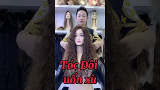 Tóc giả từ tóc thật tại Tóc giả Trung #tocgia #wigs #hair #humanhairwig #tocgianu #wig #tocgiadep