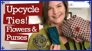 Upcycle Ties! Flowers, Purses, Ornaments & More