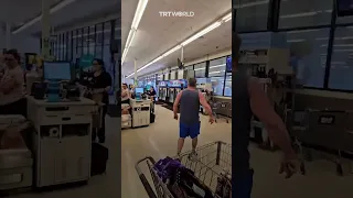 US man attacks woman carrying Palestinian flag in supermarket