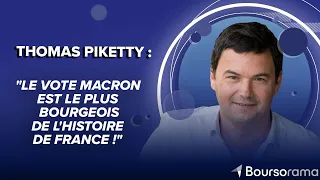 Thomas Piketty : "Le vote Macron est le plus bourgeois de l'histoire de France !"
