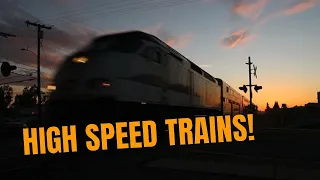 FAST CALIFORNIA TRAINS! Amtrak, Metrolink, Ace, Caltrain & MORE!