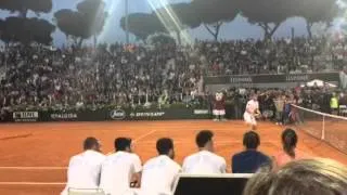 Tennis with star, punto finale Totti vs Florenzi 09.05.2016