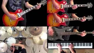 Knockin' on Heaven's Door Guns N' Roses Guitar Bass Drum Piano Cover