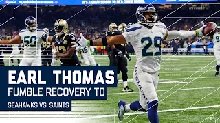 Earl Thomas' Crazy Fumble Return TD! | Seahawks vs. Saints | NFL