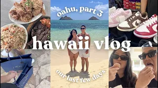 Hawaii Vlog Part 3 | nightmarket, lanikai beach + food