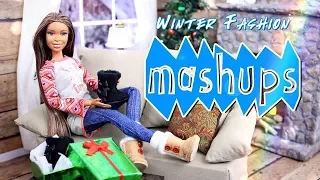 Mash Ups: Doll Winter Fashion | Kawaii Hat | Ear Muffs | Cozy Winter Outfit | Uggs & More