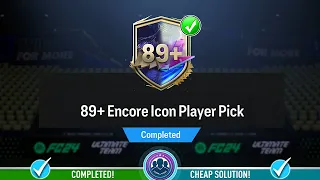 89+ Encore Icon Player Pick Opened! - Cheap Solution & SBC Tips - FC 24