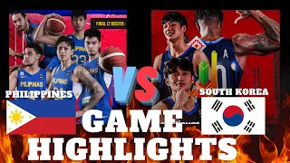 Philippines (Gilas) v South Korea | Full Highlight Game - Asia Cup 2021 Qualifiers – June 16, 2021