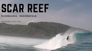 Surfing Scar Reef Sumbawa Indonesia (8th Nov 2016)