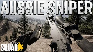 All Ghillied Up with the Aussie SR-98 Sniper | Squad Middle East Escalation Mod 100 Player Gameplay