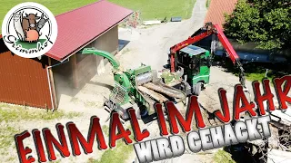 FarmVLOG#244 - Wintervorrat Hackschnitzel und Ende 2. Schnitt