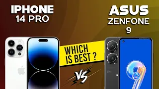 iPhone 14 Pro VS Asus Zenfone 9 - Full Comparison ⚡Which one is Best