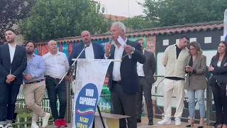 Intervento Vincenzo Negro, comizio piazza De Filippo