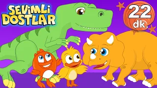 Dinozorlar Sevimli Dostlar Bebek Şarkıları | Çocuk şarkıları | Adisebaba TV Nursery Rhymes