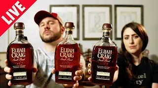 Elijah Craig Barrel Proof Batches A, B, & C 2019 - Who's The Best? - LIVE