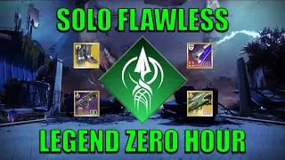 Solo Flawless LEGEND Zero Hour - Strand Hunter [Destiny 2]