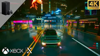 Cyberpunk 2077 Performance Xbox Series X Gameplay 4K 60FPS