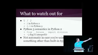 Brett Cannon - How to make your code Python 2/3 compatible - PyCon 2015