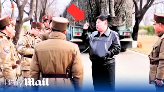 Kim Jong-un watches North Korean hypersonic nuke test while smoking a cigarette