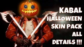 MORTAL KOMBAT 11 KABAL HALLOWEEN COSTUMES ALL DETAILS !!!