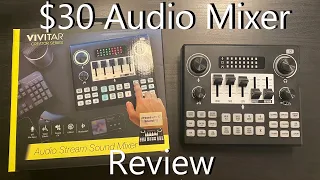 Vivitar Audio Stream Sound Mixer Review | Is it any Good?