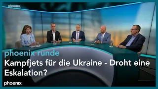 phoenixRunde: Kampfjets für die Ukraine - Droht eine Eskalation?