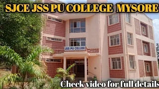 JSS PU COLLEGE SJCE CAMPUS MYSORE || JC PU COLLEGE|| PU COLLEGE in Mysore