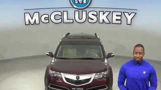 G11444ZT Used 2010 Acura MDX Technology AWD Burgundy SUV Test Drive, Review, For Sale -