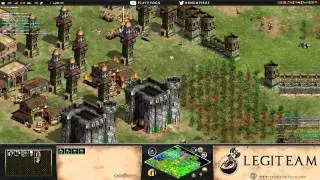 Age of empires II - The biggest 4vs4 on Arabia 1h20