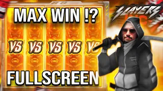 I *FULLSCREEN* the NEW SLAYERS INC - MAX WIN?!?!?! (SENSATIONAL WIN!)