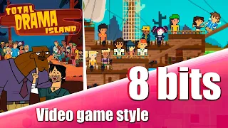Total Drama Island 2023 8bits Videogame Style by Gonza Avalos