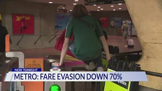 Metro: New fare gates reducing fare evasion by more than 70%