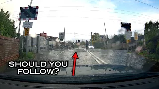 A Level Crossing Near Miss