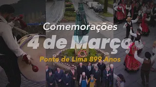 Comemorações do Dia de Ponte de Lima 2024 | 4 de Março – 899 Anos de Foral