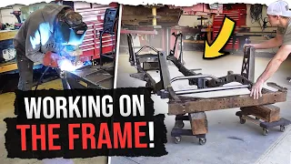I Stripped My FJ40 Down To Weld In The Frame!!