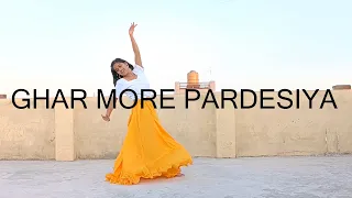 GHAR MORE PARDESIYA/ KALANK/ SEMI CLASSICAL BOLLYWOOD/ ALIA BHATT/ DANCE COVER