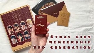 Третье поколение стэй! Распаковка Stray Kids membership