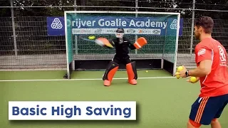 Goalie Tutorial: Basic High Saving | Hockey Heroes TV