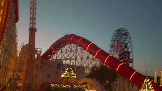 INCREDICOASTER [Dusk] POV - Disneyland - DCA Disney California Adventure - February 2023 Ride Video